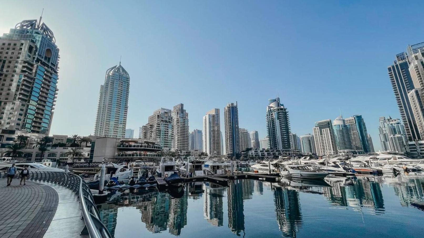 Gorgeous City And Sea Views From A High-Rise Suite Dubaj Exteriér fotografie